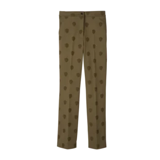 Artichoke – Embroidered gabardine Trousers