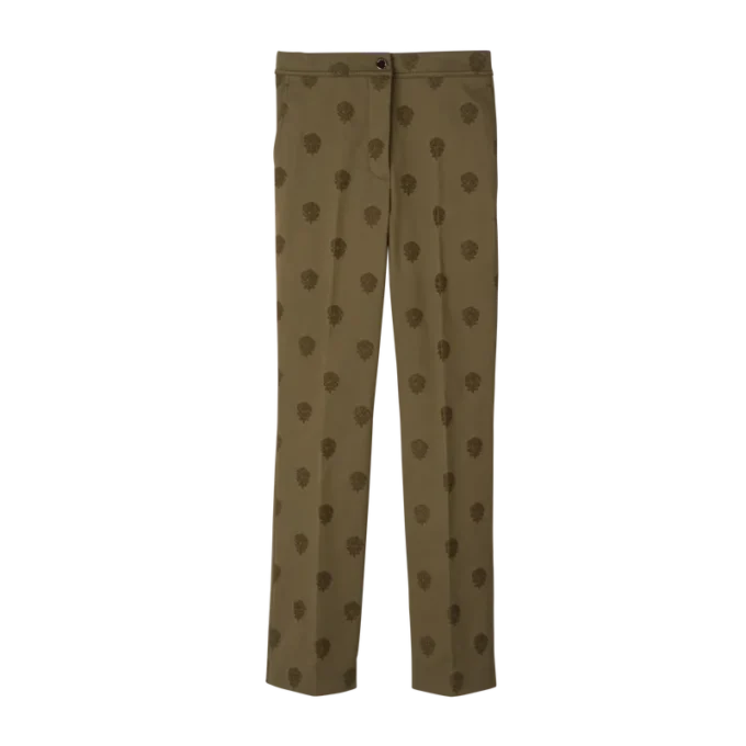 Artichoke – Embroidered gabardine Trousers
