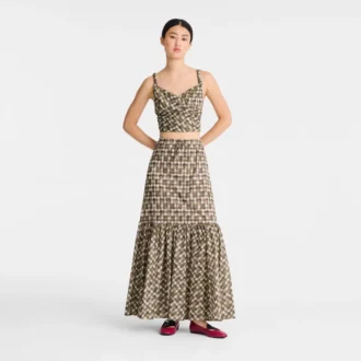 Artichoke – Vichy print veil Top