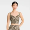 Artichoke – Vichy print veil Top