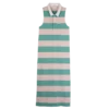 Ballerina/Mint – Striped jersey Polo dress