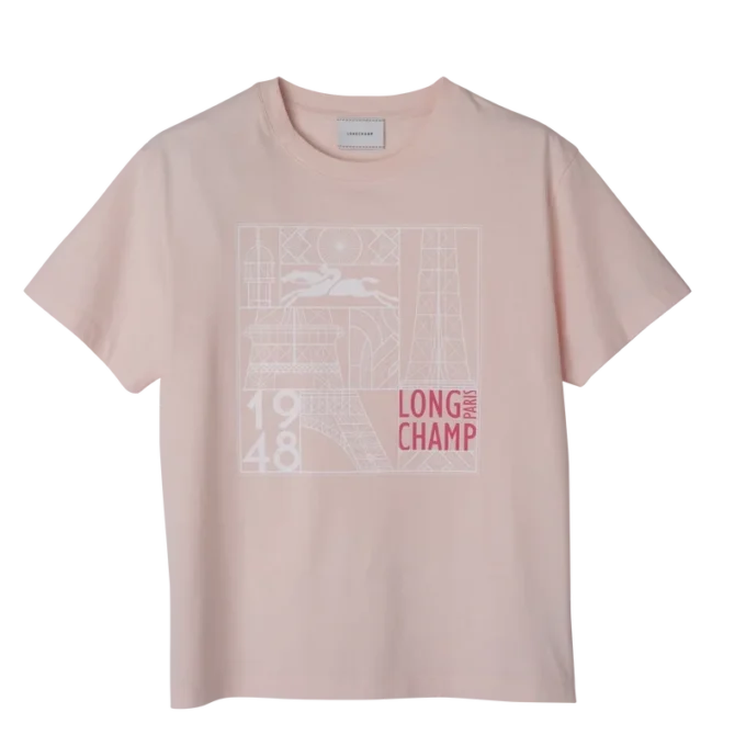 Ballerina – Printed jersey T-shirt