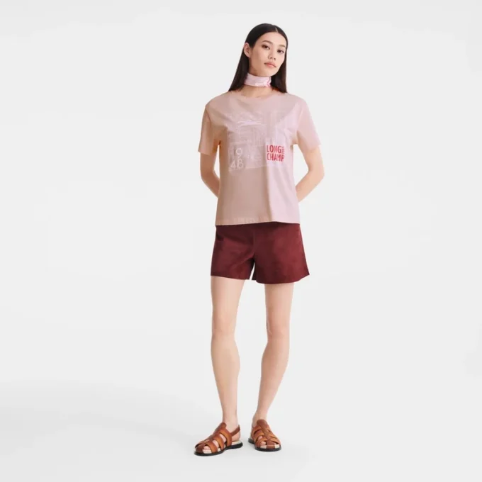 Ballerina – Printed jersey T-shirt