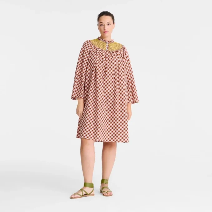 Bark – Vichy jacquard Dress