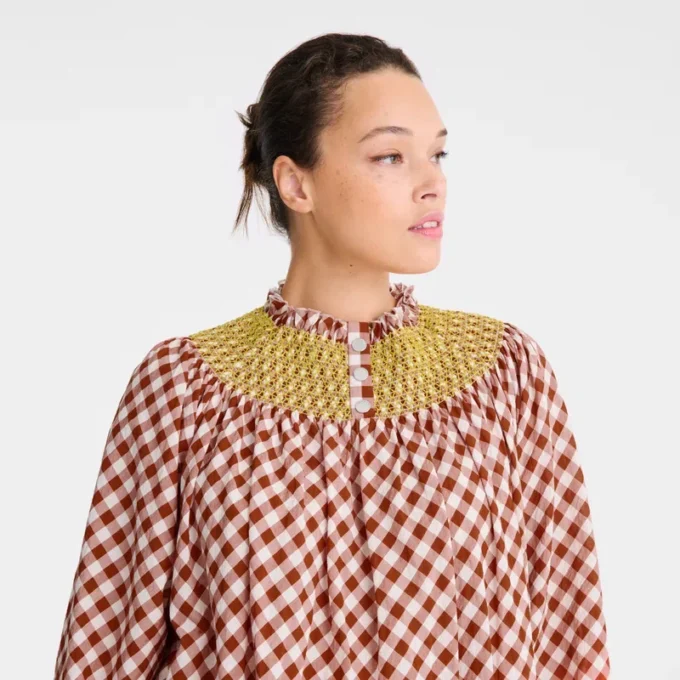 Bark – Vichy jacquard Dress