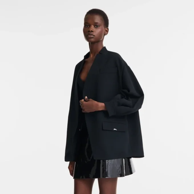 Black – Crepe Jacket