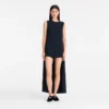 Black – Crepe Playsuit
