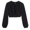 Black – Crepe Top