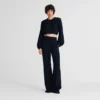 Black – Crepe Top