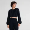 Black – Crepe Top