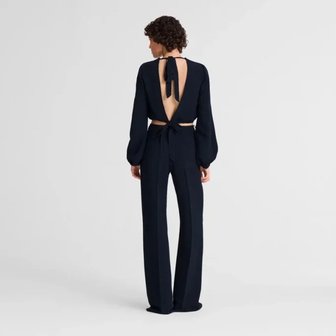 Black – Crepe Trousers