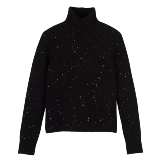 Black – Knit High neck sweater