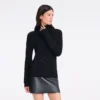 Black – Knit High neck sweater