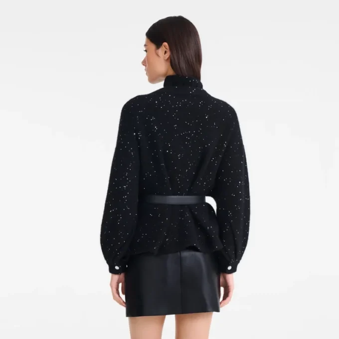 Black – Knit Kimono jacket