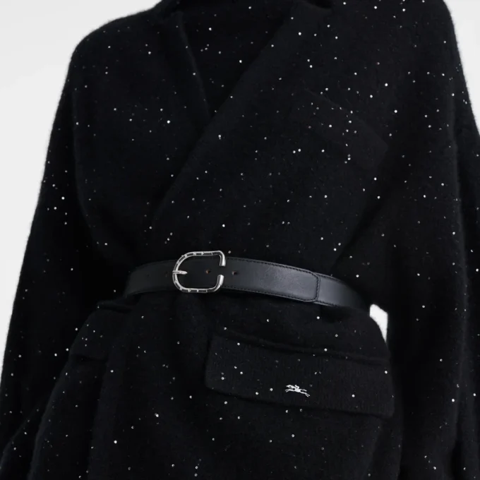 Black – Knit Kimono jacket