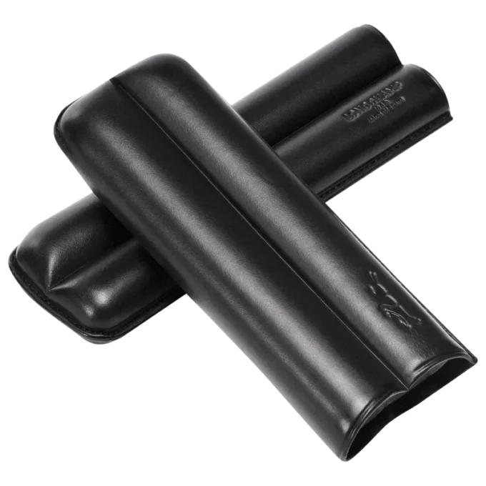Black – Leather Cigars case