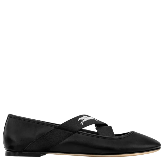 Black – Leather Energy Ballerinas