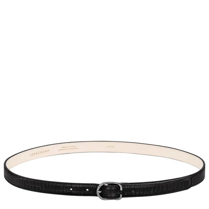Black – Leather Ladies’ belt
