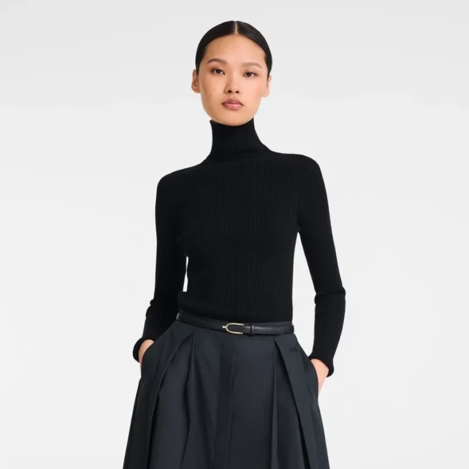 Black – Leather Ladies’ belt
