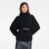 Black – Leather Ladies’ belt