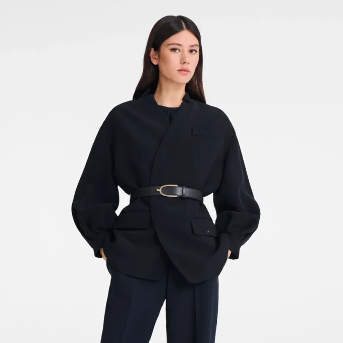 Black – Leather Ladies’ belt