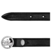 Black – Leather Ladies’ belt