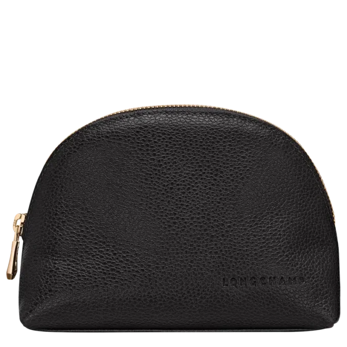 Black – Leather Le Foulonné Pouch