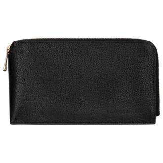 Black – Leather Le Foulonné Pouch