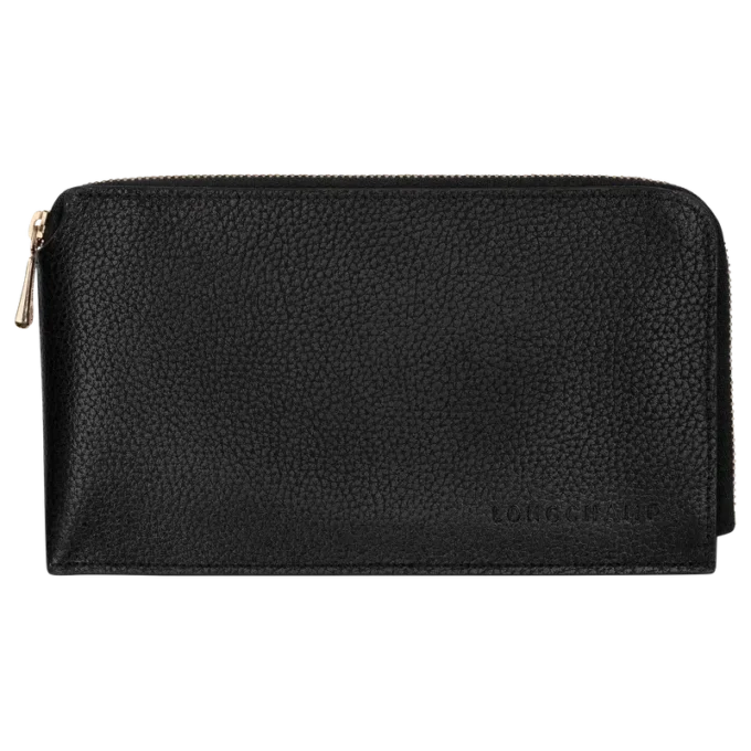 Black – Leather Le Foulonné Pouch