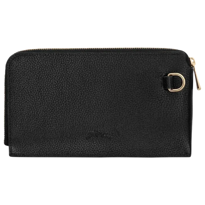 Black – Leather Le Foulonné Pouch