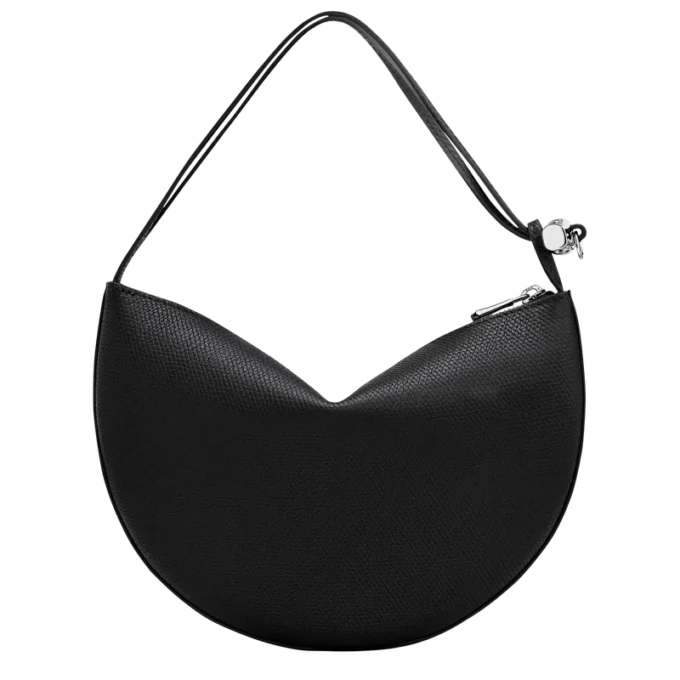 Black – Leather Le Roseau Clutch