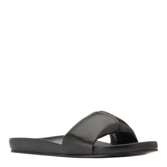 Black – Leather Roseau Mules