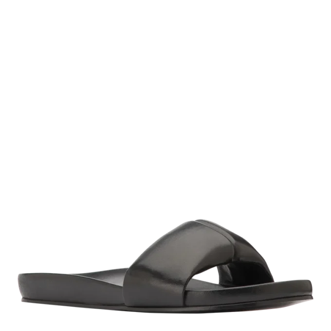 Black – Leather Roseau Mules