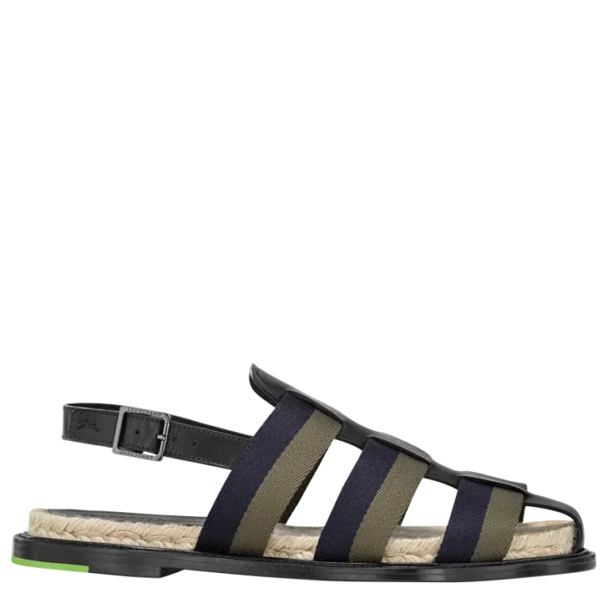 Black – Leather Shadow Sandals