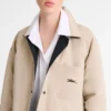Black/Paper – Technical taffeta Padded blouson