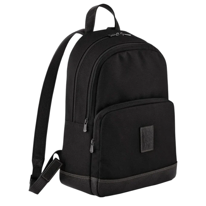 Black – Recycled canvas Boxford Backpack