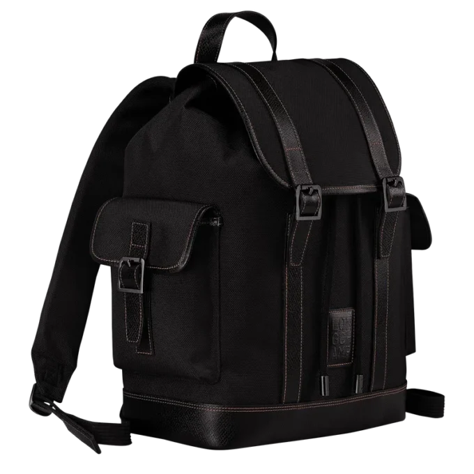 Black – Recycled canvas Boxford Backpack