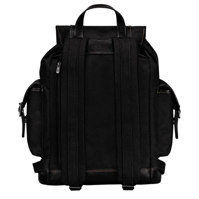 Black – Recycled canvas Boxford Backpack