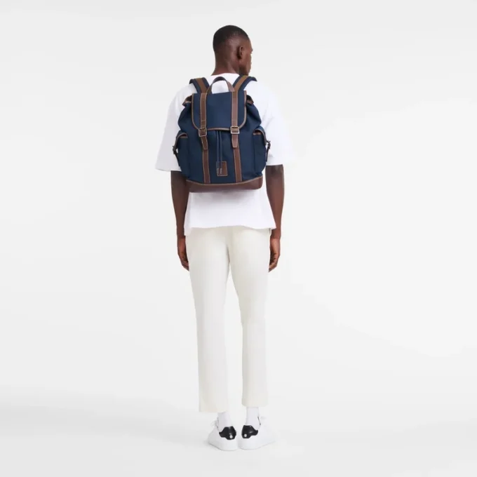 Blue – Recycled canvas Boxford Backpack