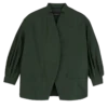 British Green – Technical taffeta Kimono jacket