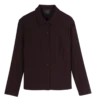 Burgundy – Crepe Shirt