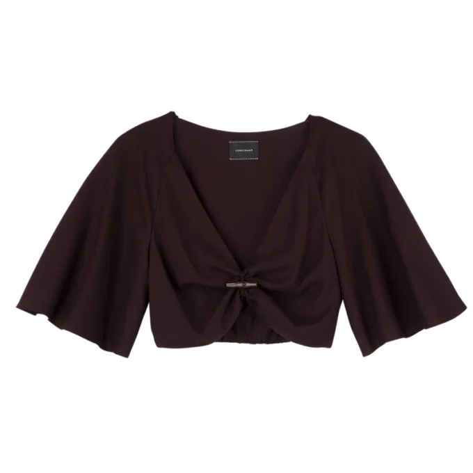 Burgundy – Crepe Top