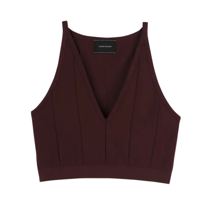 Burgundy – Knit Top
