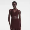 Burgundy – Knit Top