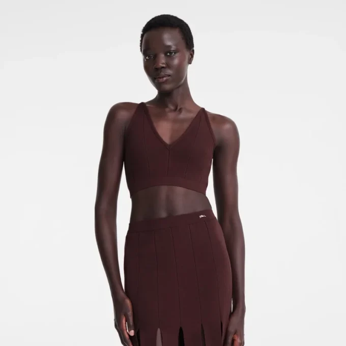Burgundy – Knit Top