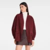 Burgundy – Leather Jacket
