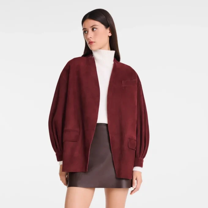 Burgundy – Leather Jacket