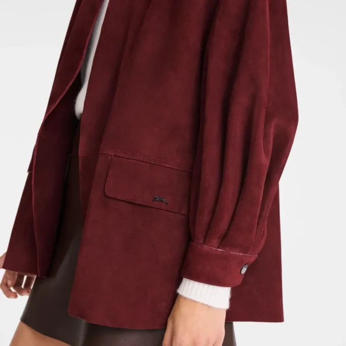 Burgundy – Leather Jacket