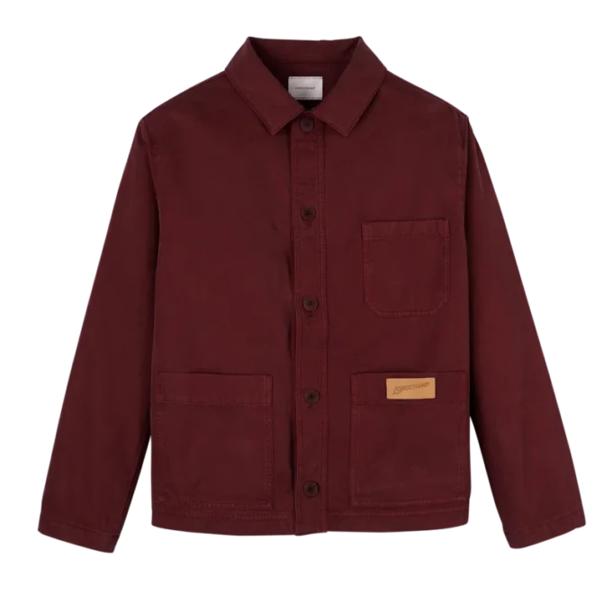 Burgundy – Overdyed cotton Jacket