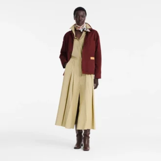 Burgundy – Overdyed cotton Jacket